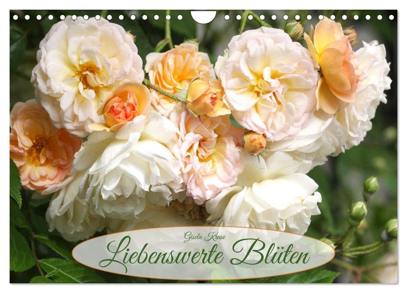 Liebenswerte Blüten (Wandkalender 2027 DIN A4 quer) CALVENDO Monatskalender