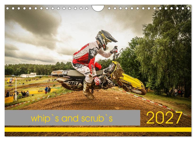 whip`s and scrub`s (Wandkalender 2027 DIN A4 quer) CALVENDO Monatskalender