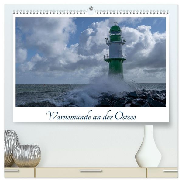 Warnemünde an der Ostsee (hochwertiger Premium Wandkalender 2027 DIN A2 quer) Kunstdruck in Hochglanz