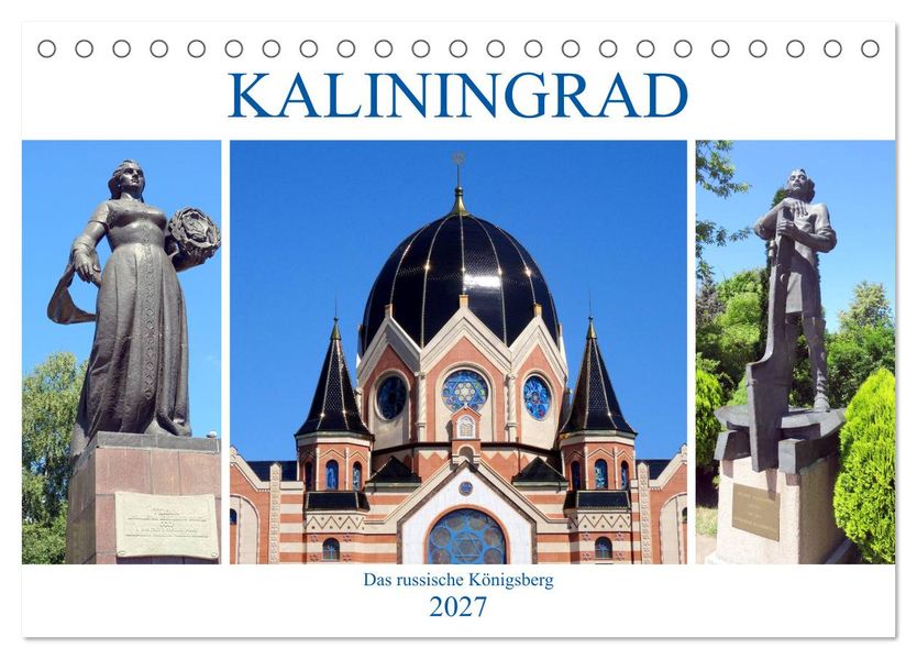 Kaliningrad - Das russische Königsberg (Tischkalender 2027 DIN A5 quer) CALVENDO Monatskalender