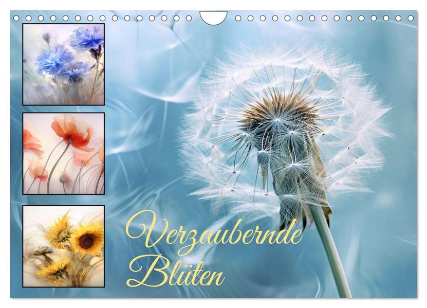Verzaubernde Blüten (Wandkalender 2027 DIN A4 quer) CALVENDO Monatskalender