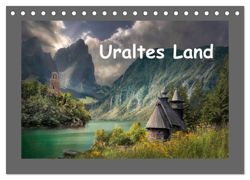 Uraltes Land (Tischkalender 2027 DIN A5 quer) CALVENDO Monatskalender