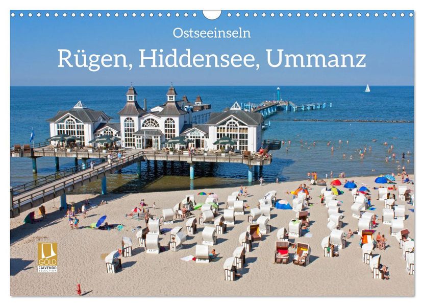 Ostseeinseln Rügen Hiddensee Ummanz (Wandkalender 2027 DIN A3 quer) CALVENDO Monatskalender
