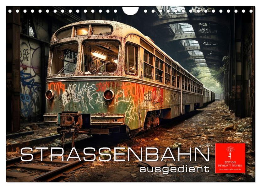 Straßenbahn ausgedient (Wandkalender 2027 DIN A4 quer) CALVENDO Monatskalender
