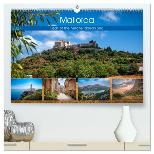 Mallorca - Pearl of the Mediterranean Sea (High Quality Premium Wall Calendar 2027 DIN A2 landscape)CALVENDO 12 Month Wall Calendar