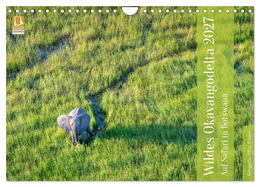 Wildes Okavangodelta (Wandkalender 2027 DIN A4 quer) CALVENDO Monatskalender