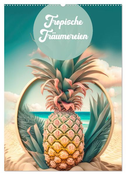 Tropische Träumereien (Wandkalender 2027 DIN A2 hoch) CALVENDO Monatskalender