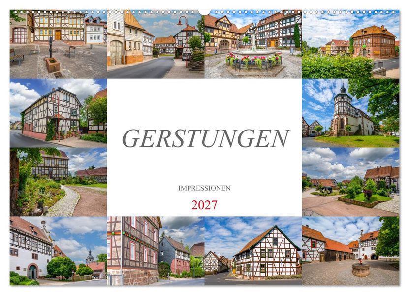 Gerstungen Impressionen (Wandkalender 2027 DIN A2 quer) CALVENDO Monatskalender