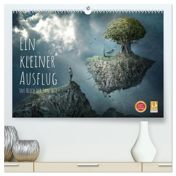Ein kleiner Ausflug ins Reich der Fantasie (hochwertiger Premium Wandkalender 2027 DIN A2 quer) Kunstdruck in Hochglanz