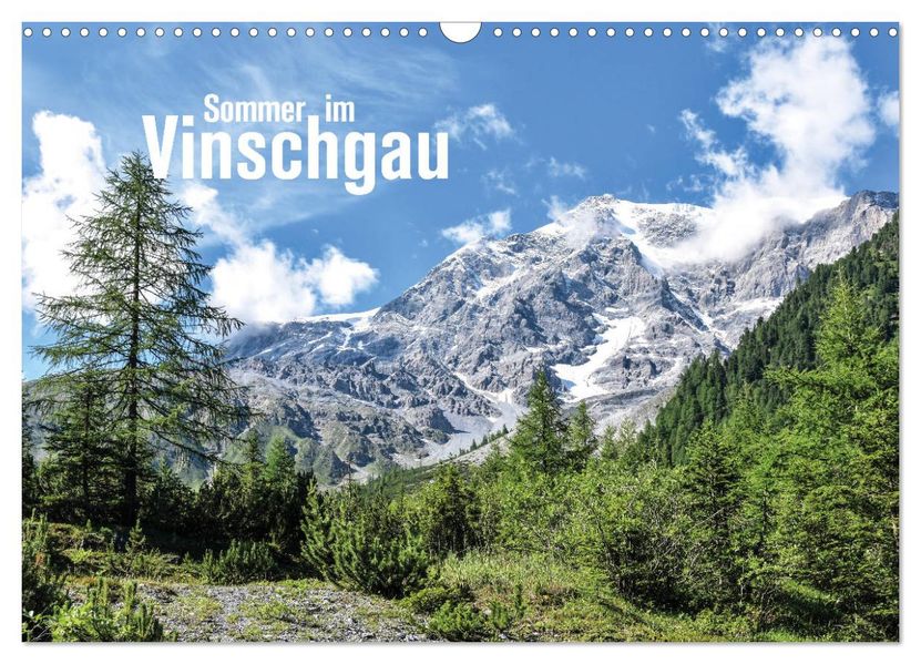 Sommer im Vinschgau (Wandkalender 2027 DIN A3 quer) CALVENDO Monatskalender