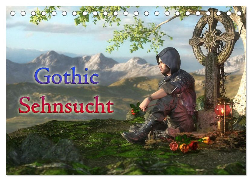 Gothic Sehnsucht (Tischkalender 2027 DIN A5 quer) CALVENDO Monatskalender
