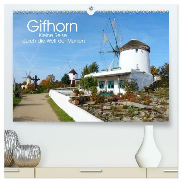 Gifhorn - Kleine Reise durch die Welt der Mühlen (hochwertiger Premium Wandkalender 2027 DIN A2 quer) Kunstdruck in Hochglanz