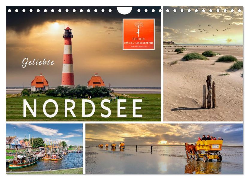 Geliebte Nordsee (Wandkalender 2027 DIN A4 quer) CALVENDO Monatskalender