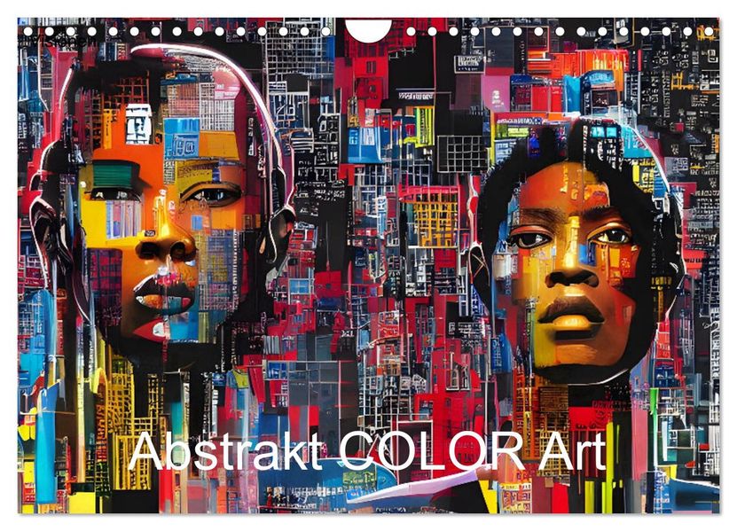 Abstrakt color Art (Wandkalender 2027 DIN A4 quer) CALVENDO Monatskalender