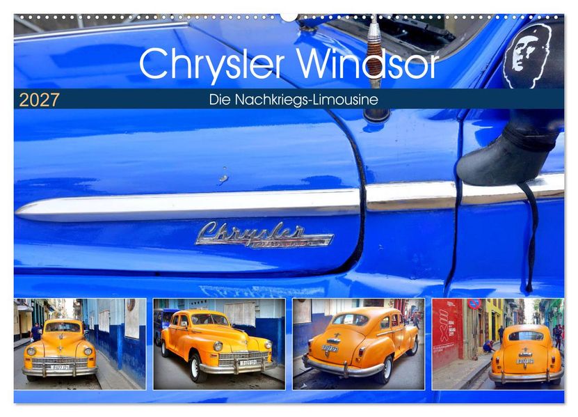 Chrysler Windsor - Die Nachkriegs-Limousine (Wandkalender 2027 DIN A2 quer) CALVENDO Monatskalender