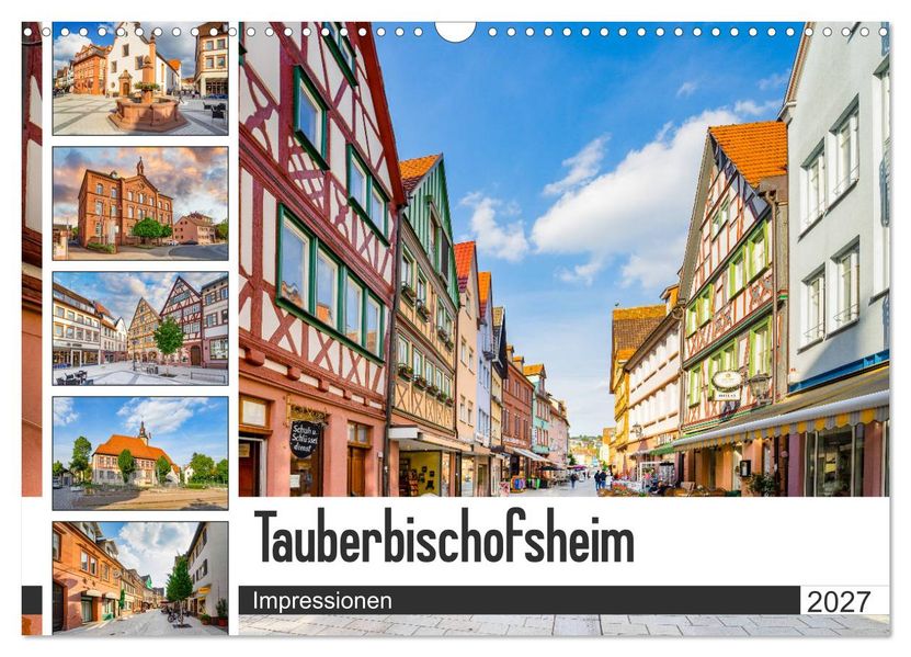 Tauberbischofsheim Impressionen (Wandkalender 2027 DIN A3 quer) CALVENDO Monatskalender