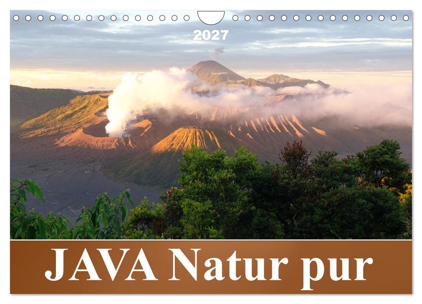 JAVA Natur pur (Wandkalender 2027 DIN A4 quer) CALVENDO Monatskalender
