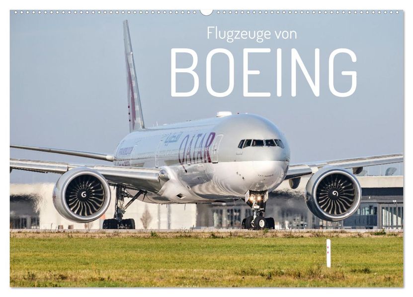 Flugzeuge von Boeing (Wandkalender 2027 DIN A2 quer) CALVENDO Monatskalender