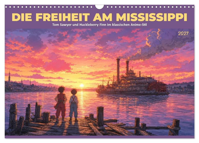 Die Freiheit am Mississippi (Wandkalender 2027 DIN A3 quer) CALVENDO Monatskalender