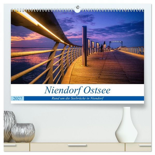 Niendorf Ostsee (hochwertiger Premium Wandkalender 2027 DIN A2 quer) Kunstdruck in Hochglanz