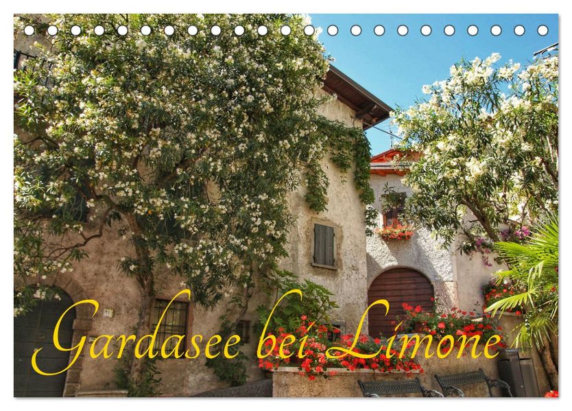 Gardasee bei Limone (Tischkalender 2027 DIN A5 quer) CALVENDO Monatskalender