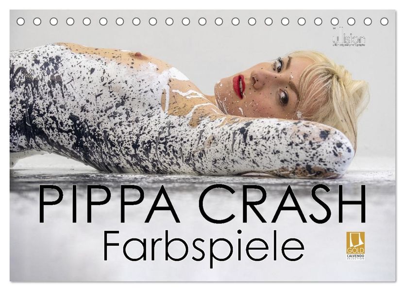 PIPPA CRASH - Farbspiele (Tischkalender 2027 DIN A5 quer) CALVENDO Monatskalender