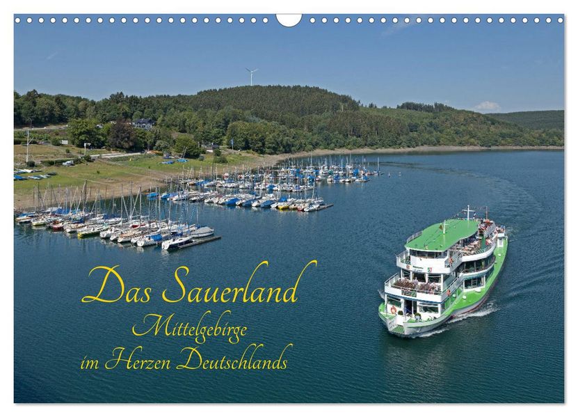 Das Sauerland - Mittelgebirge im Herzen Deutschlands (Wandkalender 2027 DIN A3 quer) CALVENDO Monatskalender