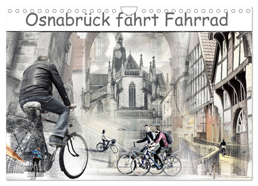Osnabrück fährt Fahrrad (Wandkalender 2027 DIN A4 quer) CALVENDO Monatskalender