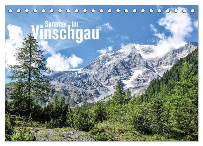 Sommer im Vinschgau (Tischkalender 2027 DIN A5 quer) CALVENDO Monatskalender