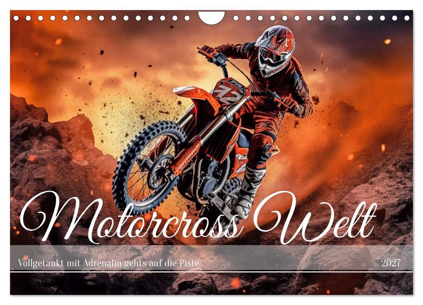 Motorcross Welt (Wandkalender 2027 DIN A4 quer) CALVENDO Monatskalender