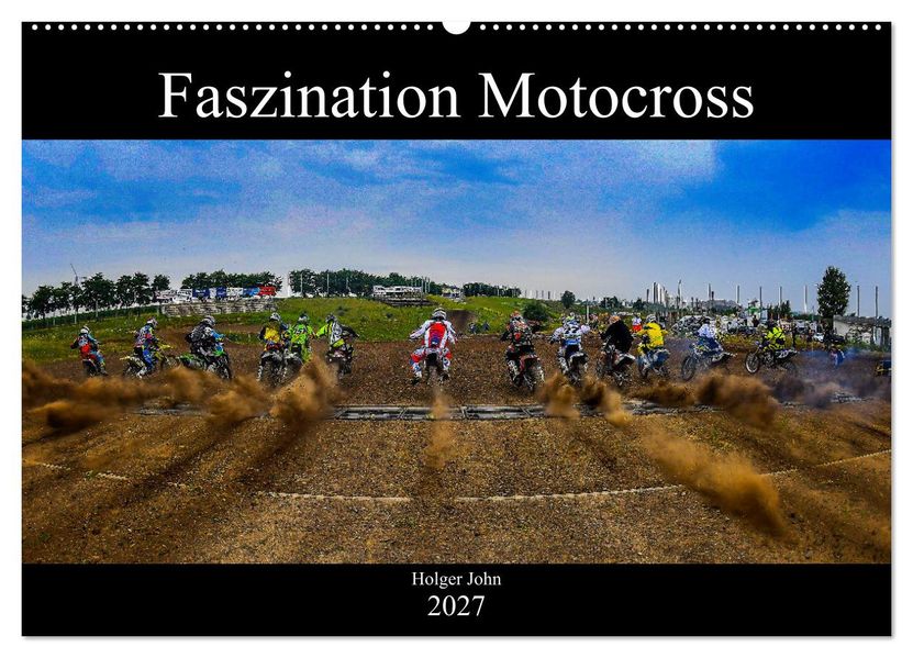 Blickpunkte Motocross (Wandkalender 2027 DIN A2 quer) CALVENDO Monatskalender
