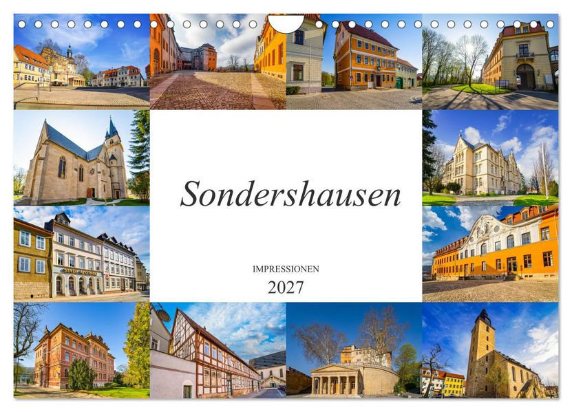 Sondershausen Impressionen (Wandkalender 2027 DIN A4 quer) CALVENDO Monatskalender