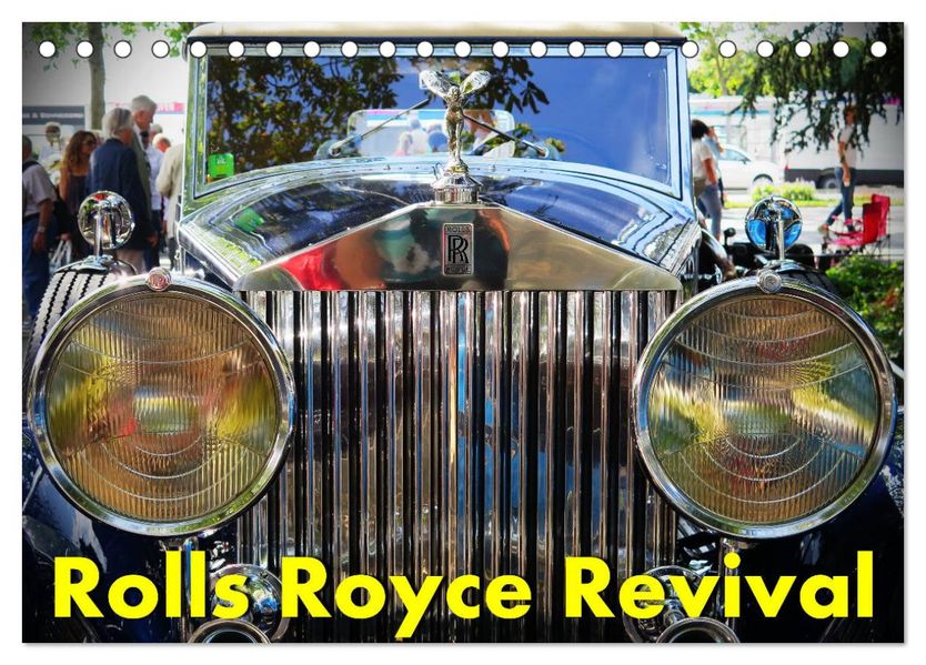 Rolls Royce Revival (Tischkalender 2027 DIN A5 quer) CALVENDO Monatskalender