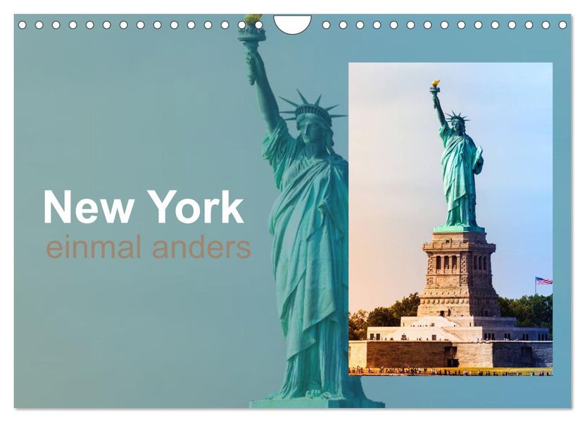 New York - einmal anders (Wandkalender 2027 DIN A4 quer) CALVENDO Monatskalender