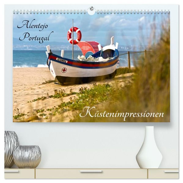 Alentejo Portugal - Küstenimpressionen (hochwertiger Premium Wandkalender 2027 DIN A2 quer) Kunstdruck in Hochglanz
