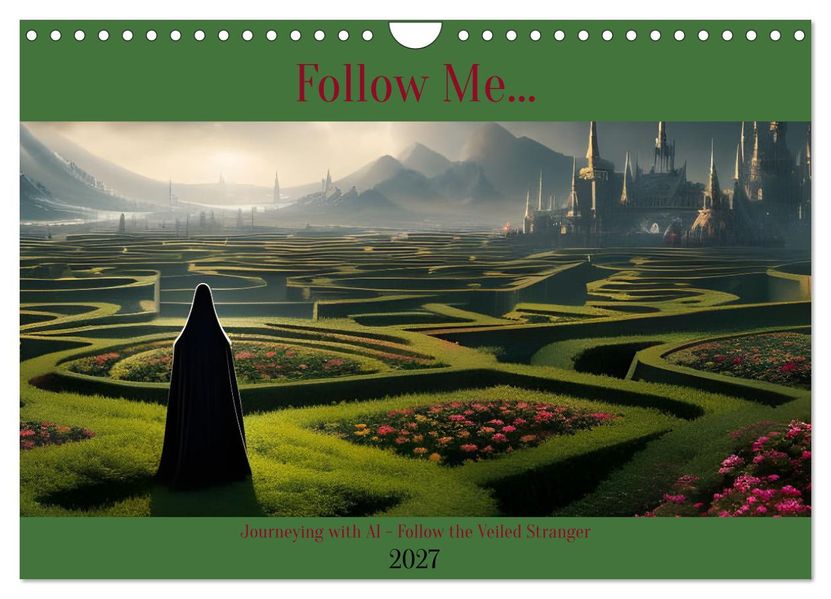 Follow Me... (Wall Calendar 2027 DIN A4 landscape) CALVENDO 12 Month Wall Calendar