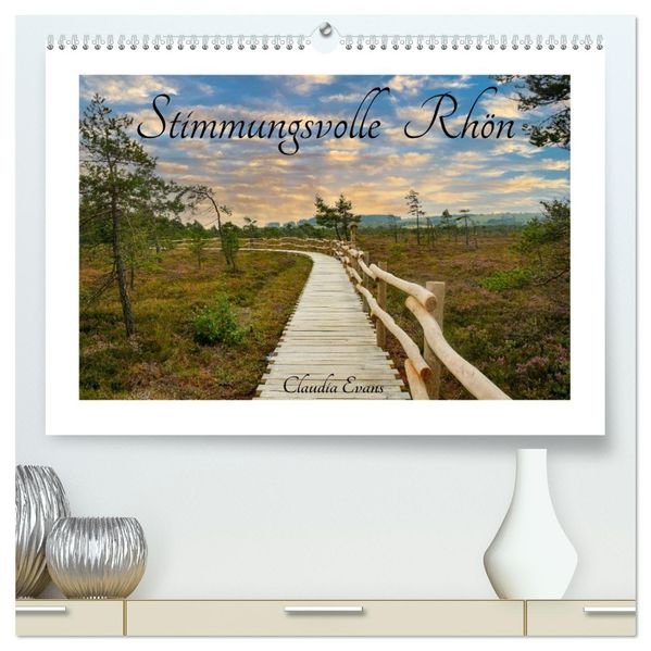 Stimmungsvolle Rhön (hochwertiger Premium Wandkalender 2027 DIN A2 quer) Kunstdruck in Hochglanz