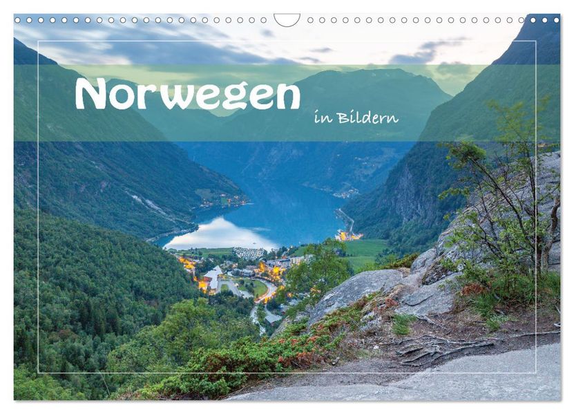 Norwegen in Bildern (Wandkalender 2027 DIN A3 quer) CALVENDO Monatskalender