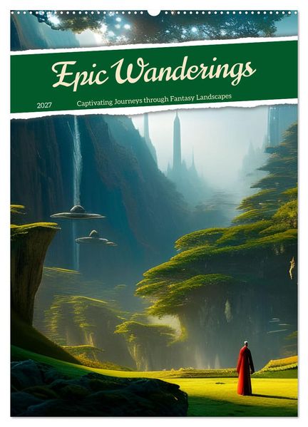 Epic Wanderings (Wall Calendar 2027 DIN A2 portrait) CALVENDO 12 Month Wall Calendar