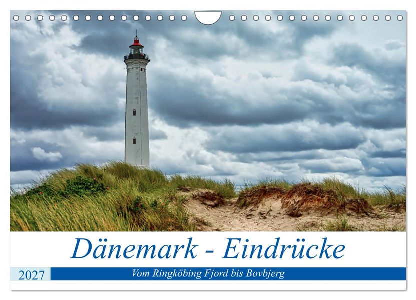 Dänemark - Eindrücke Vom Ringköbing Fjord bis Bovbjerg (Wandkalender 2027 DIN A4 quer) CALVENDO Monatskalender