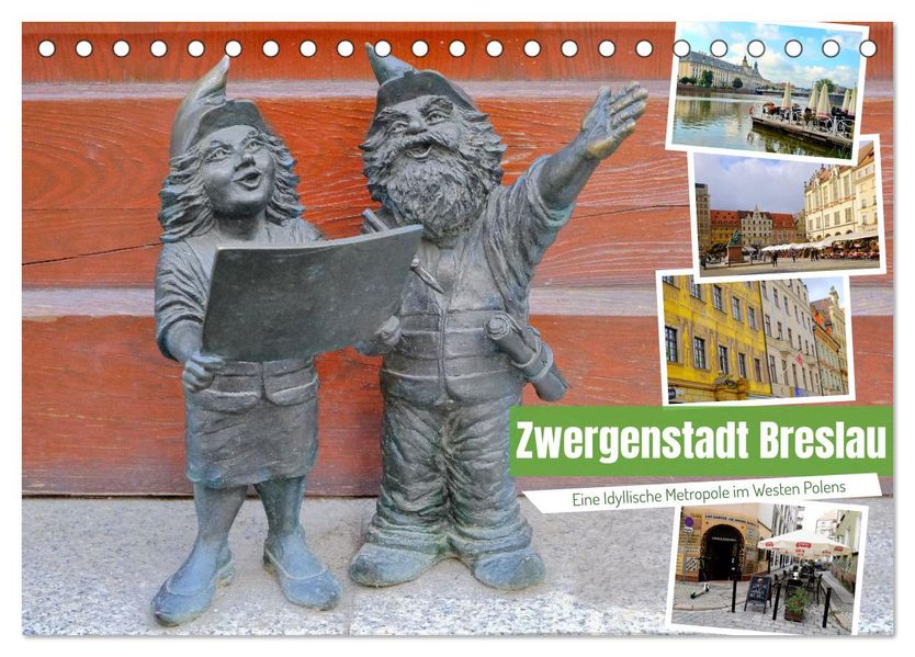 Zwergenstadt Breslau (Tischkalender 2027 DIN A5 quer) CALVENDO Monatskalender