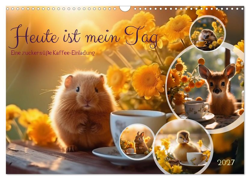 Heute ist mein Tag (Wandkalender 2027 DIN A3 quer) CALVENDO Monatskalender