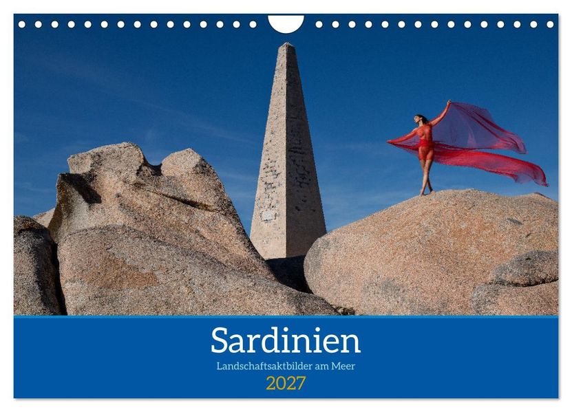 Sardinien - Landschaftsaktbilder am Meer (Wandkalender 2027 DIN A4 quer) CALVENDO Monatskalender