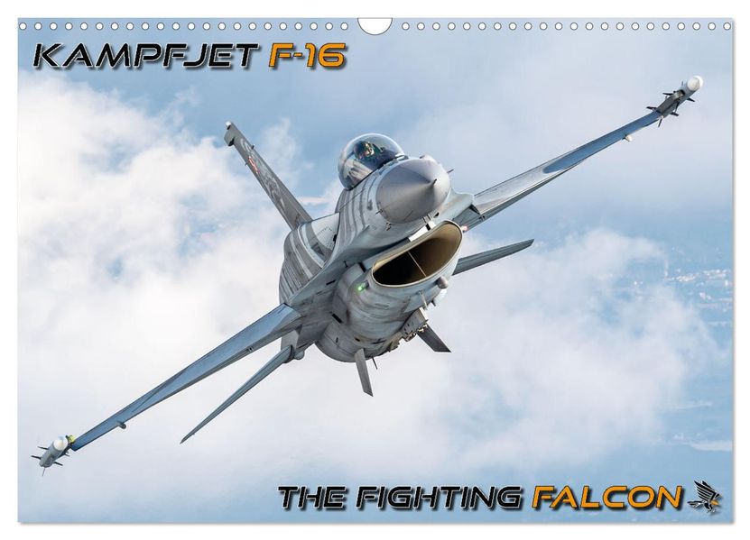 Kampfjet F-16 The Fighting Falcon (Wandkalender 2027 DIN A3 quer) CALVENDO Monatskalender