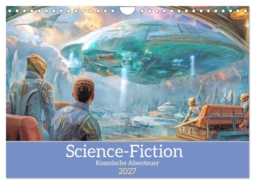 Science-Fiction - Kosmische Abenteuer (Wandkalender 2027 DIN A4 quer) CALVENDO Monatskalender