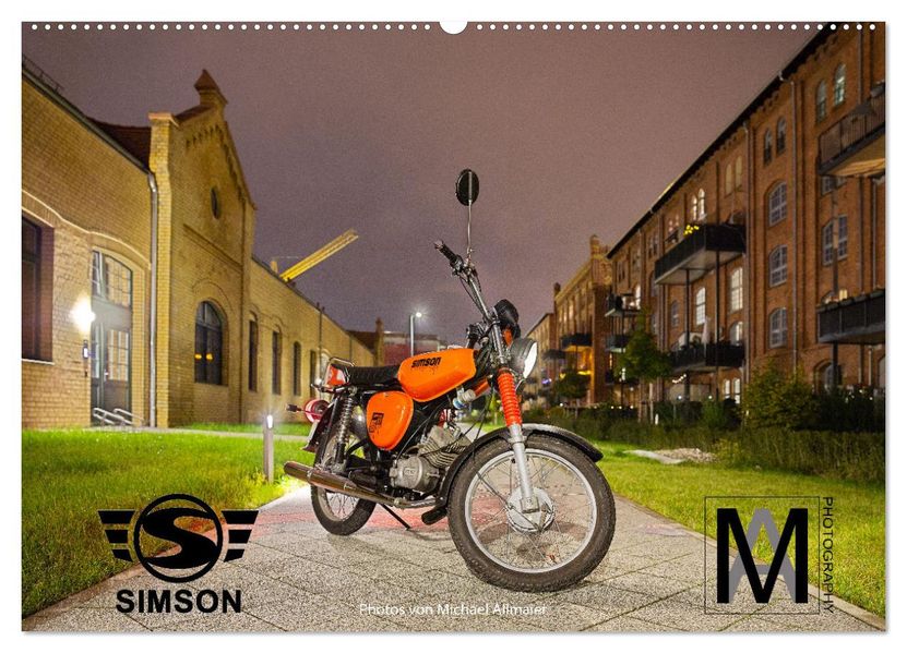 Simson S51c (Wandkalender 2027 DIN A2 quer) CALVENDO Monatskalender