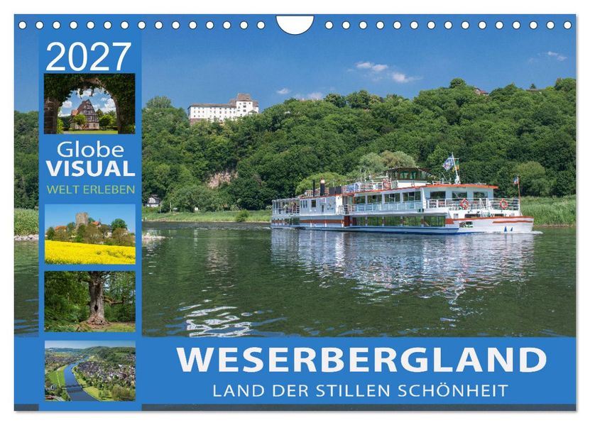 WESERBERGLAND - Land der stillen Schönheit (Wandkalender 2027 DIN A4 quer) CALVENDO Monatskalender