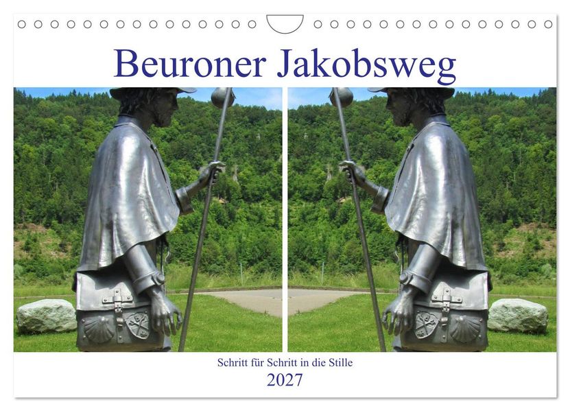 Beuroner Jakobsweg (Wandkalender 2027 DIN A4 quer) CALVENDO Monatskalender