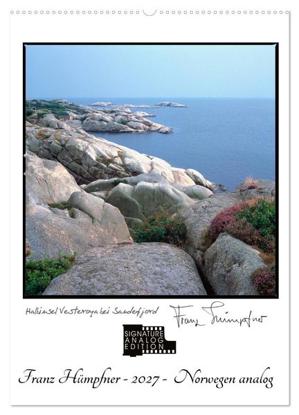 Norwegen analog (Wandkalender 2027 DIN A2 hoch) CALVENDO Monatskalender