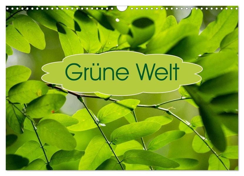 Grüne Welten (Wandkalender 2027 DIN A3 quer) CALVENDO Monatskalender